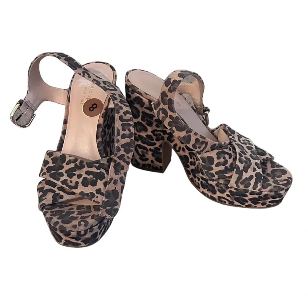 Kate Spade Grace Leopard Platform Sandals